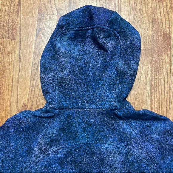 Lululemon Scuba Hoodie Light Cotton Fleece in Polar Lights Blue Multi Jacket 6 - Picture 13 of 16